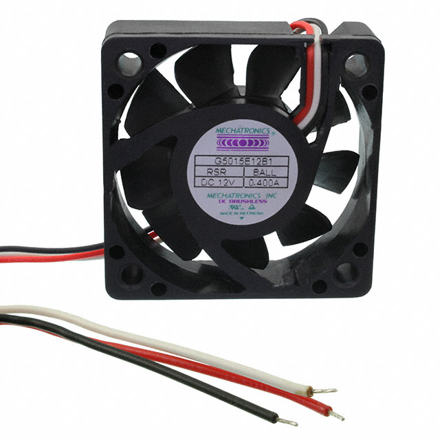 G5015E12B1-RSR Mechatronics Fan Group FAN AXIAL 50X15MM 12VDC WIRE