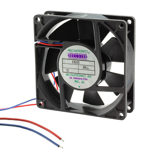 E9225H12B-FSR-CC Mechatronics Fan Group FAN AXIAL 92X25MM 12VDC WIRE