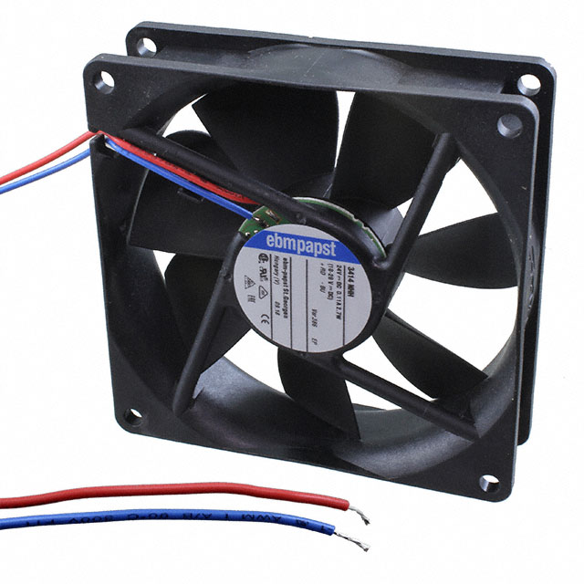 3414NHH-386 ebm-papst Inc. FAN AXIAL 92X25.4MM 24VDC