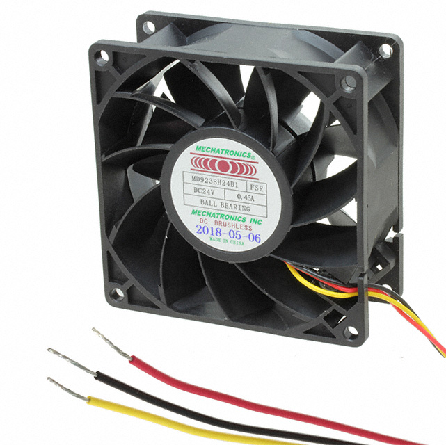 MD9238H24B1-FSR Mechatronics Fan Group FAN AXIAL 92X38MM 24VDC WIRE