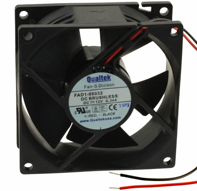 FAD1-08032EBHW12 Qualtek FAN AXIAL 80.5X32MM 48VDC WIRE