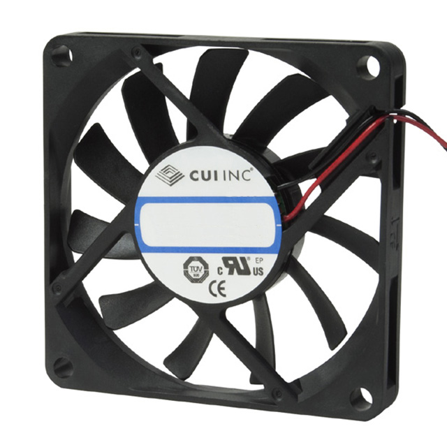 CFM-7010-13-22 CUI Inc. DC AXIAL FAN, 70 MM SQUARE, 10 M