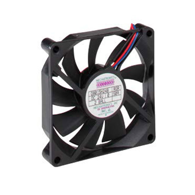 G8015L24B-RGR Mechatronics Fan Group FAN AXIAL 80X15MM 24VDC