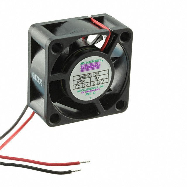 G4020E24B-RSR-EM Mechatronics Fan Group FAN AXIAL 40X20MM 24VDC
