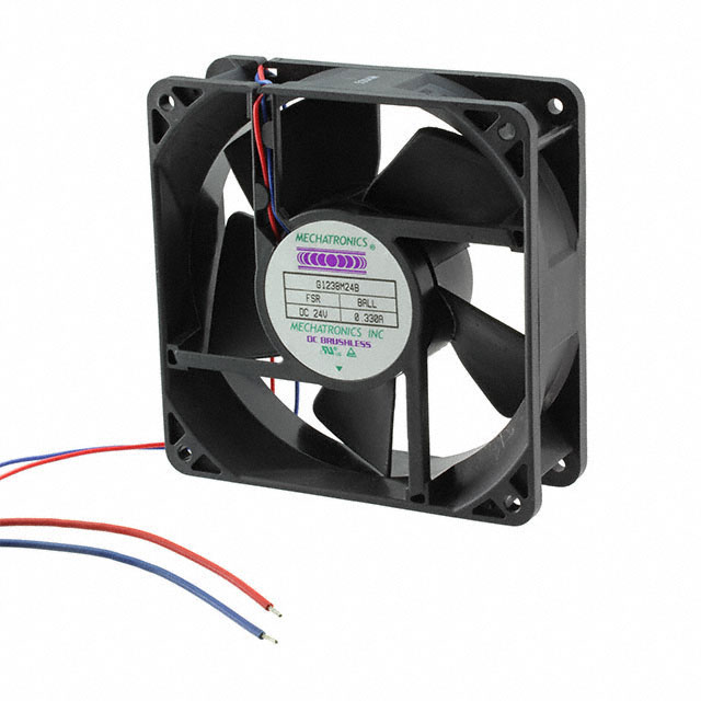 G1238M24B-FSR-CC Mechatronics Fan Group FAN AXIAL 120X38MM CC 24VDC