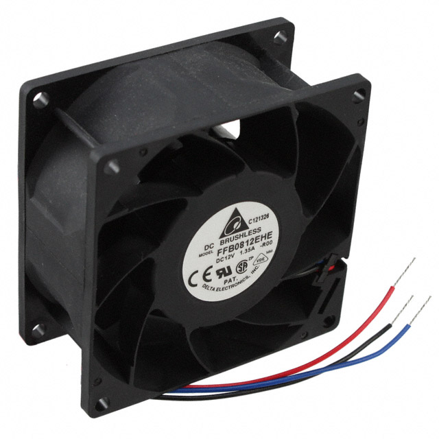 FFB0812EHE-R00 Delta Electronics FAN AXIAL 80X38MM 12VDC WIRE