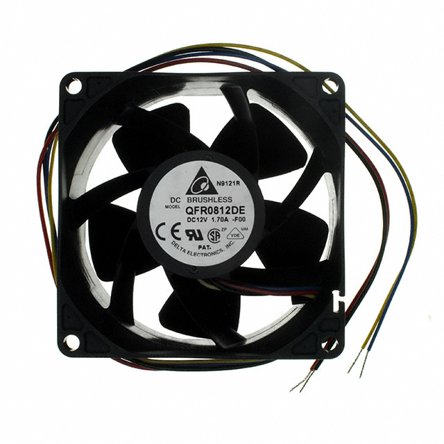 QFR0812UHEYDW Delta Electronics FAN AXIAL 80X38MM 12VDC WIRE
