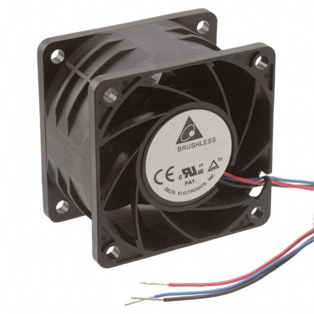 PFR0612DHE-F00 Delta Electronics FAN AXIAL 60X38MM 12VDC WIRE