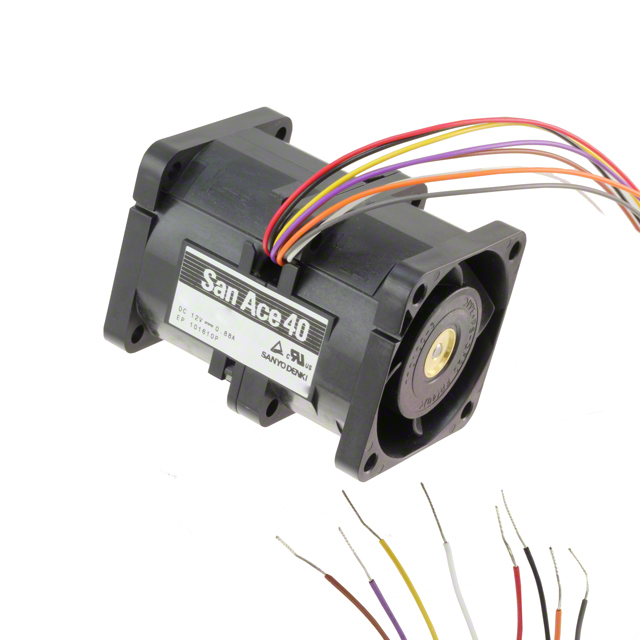 9CRB0412P5J201 Sanyo Denki America Inc. FAN 40X56MM 12VDC DUAL TACH,PWM
