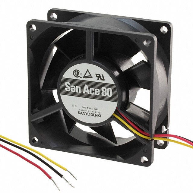 109P0812H2011 Sanyo Denki America Inc. FAN 80X32MM 12VDC RBLS TACH