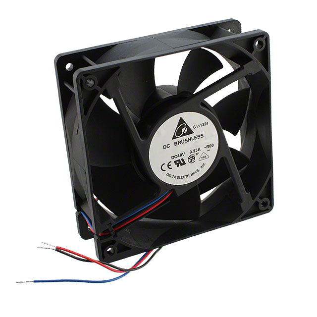 AFB1248HHE-R00 Delta Electronics FAN AXIAL 120X38MM 48VDC WIRE