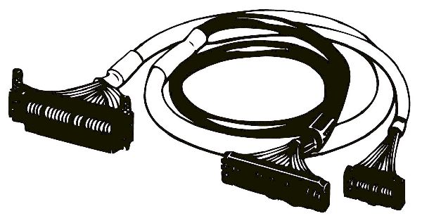 Omron XW2Z0485C PLC connection cable