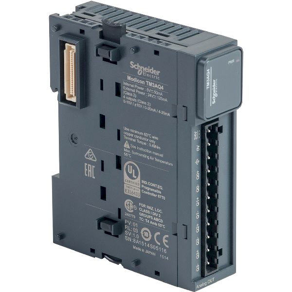 Schneider Electric TM3AQ4 PLC analogue I/O-module