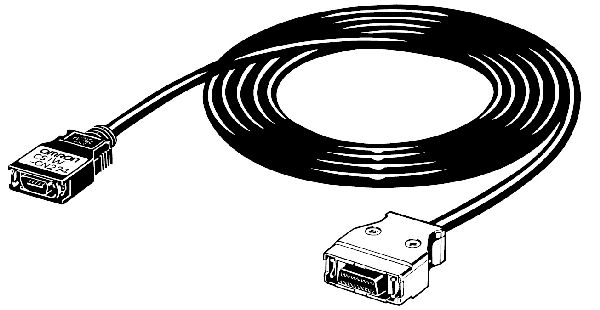 Omron CS1W3033B Telecommunications patch cord
